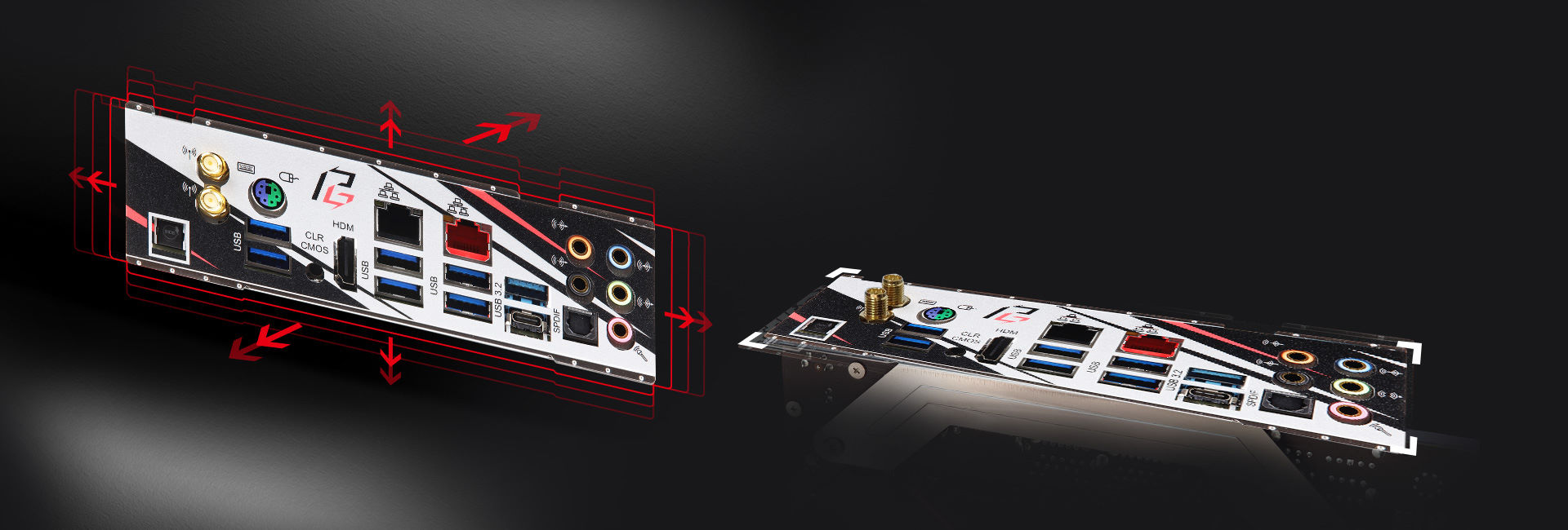 Flexible Integrated I/O Shield